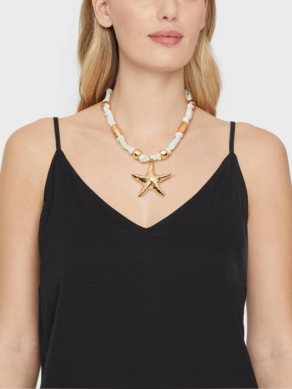Universal Thread Trim and Starfish Charm Necklace - Picture 2 of 6